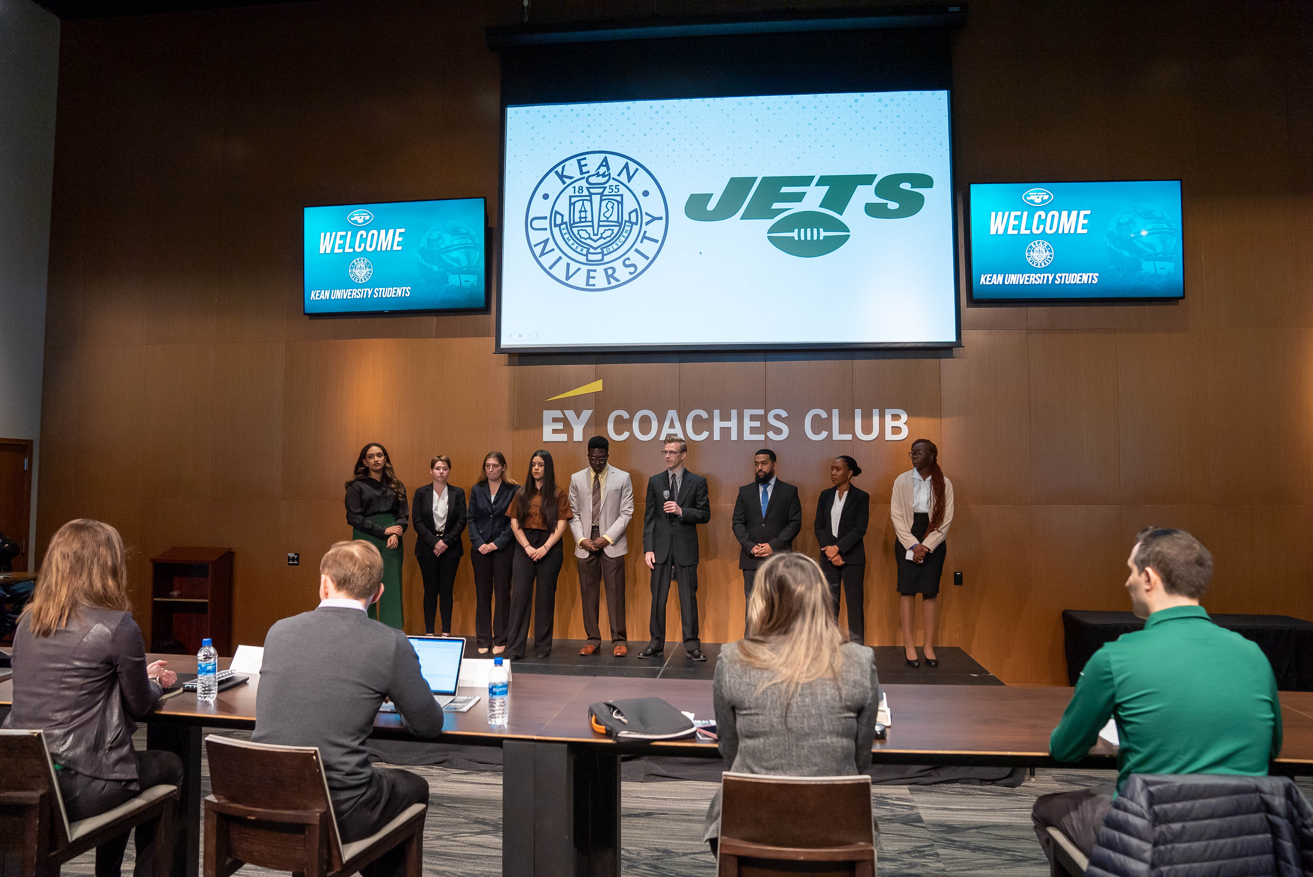 In August 2021, Kean University teamed up with the New York Jets to create both academic and career opportunities for Kean students, becoming an Official Partner of the NFL team