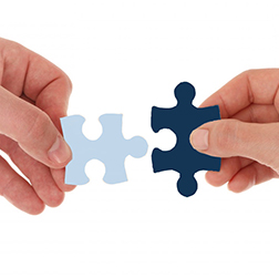 hands holding puzzle pieces